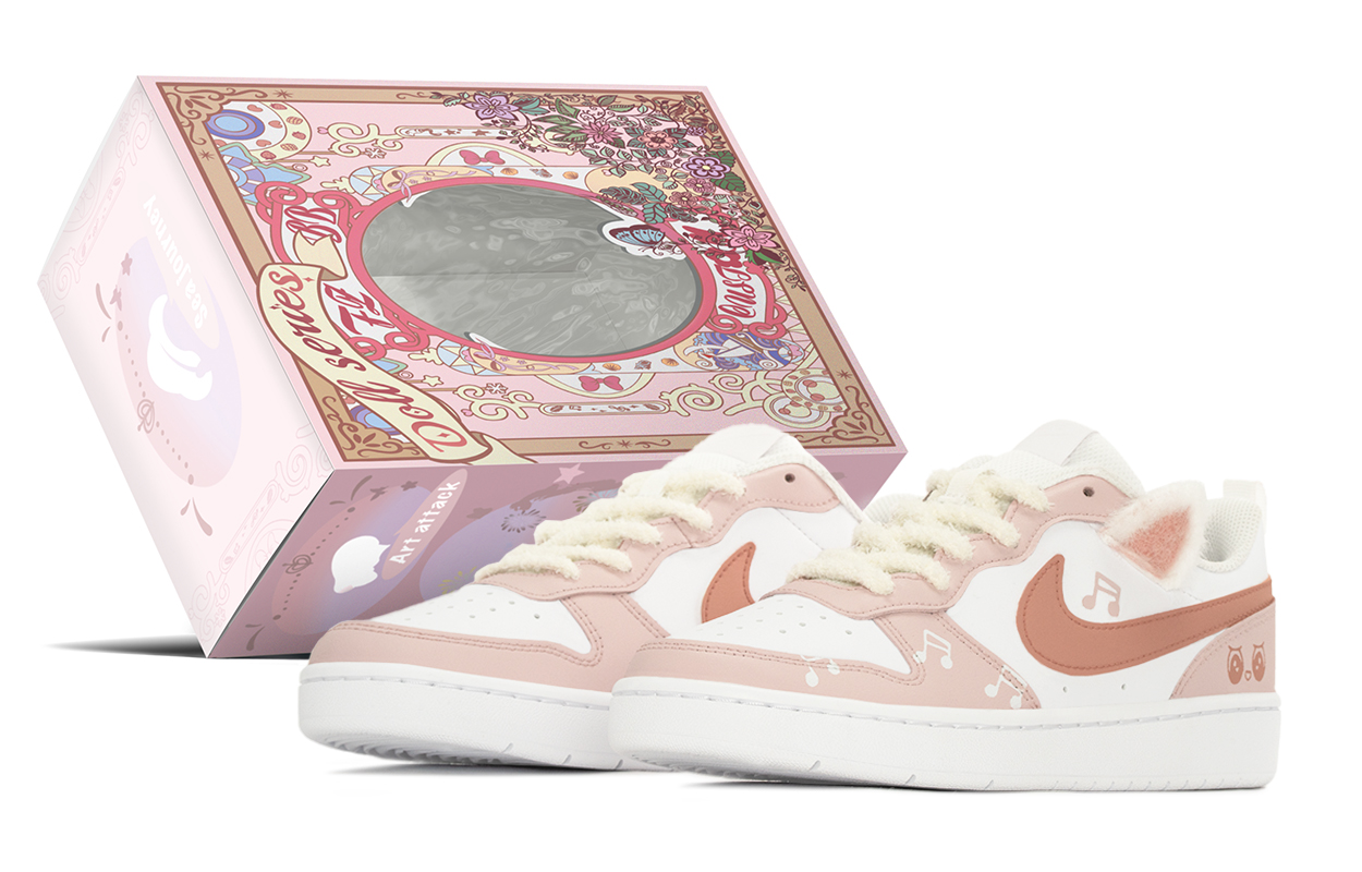 

Детские скейтерские кроссовки Court Borough для младших школьников Nike, белый