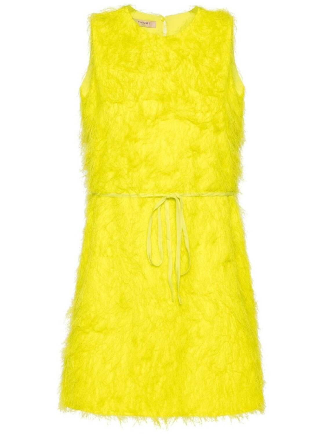 

TWINSET декорированное платье, желтый