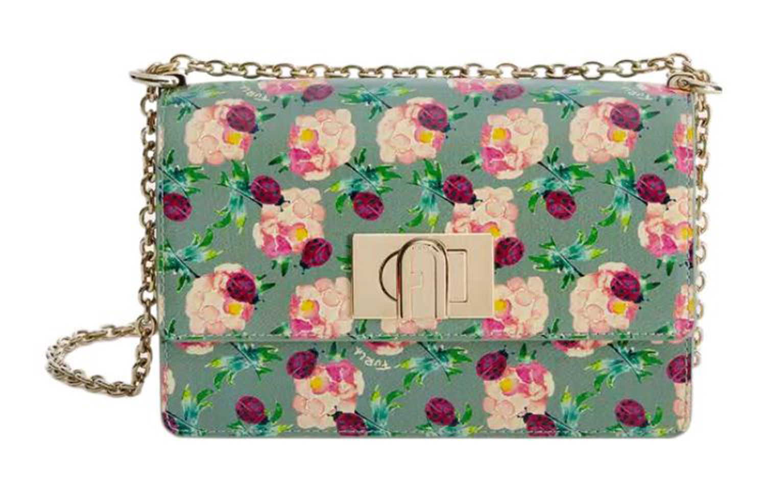 

Furla Текстурированная кожаная сумка через плечо