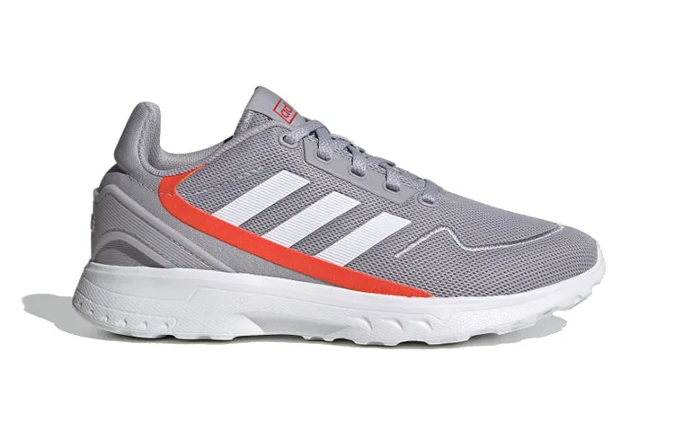 Кроссовки детские беговые Adidas Neo Nebula Ted Low Top серые — фото 4