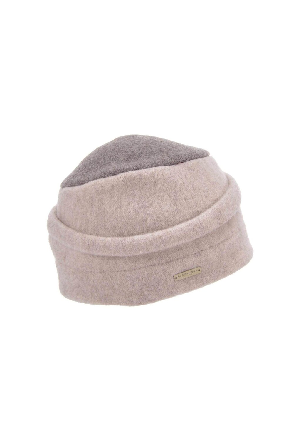 

Walk Toque двухцветный 19252-0 SEEBERGER, цвет Sand Nutria One Size