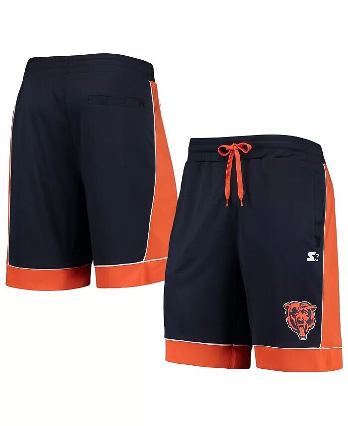 

Мужские темно-синие, оранжевые шорты, любимые фанатами Chicago Bears Starter