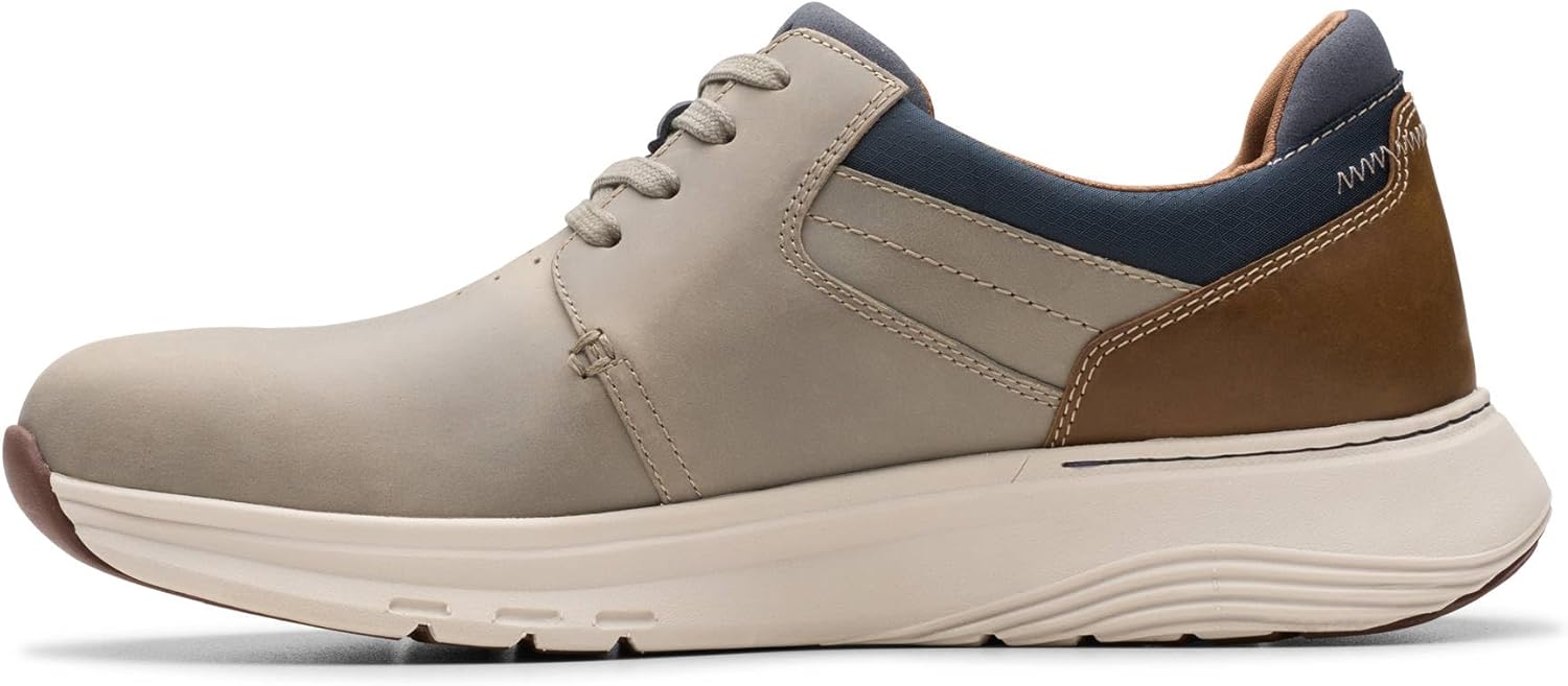 Мужские кроссовки Clarks Motion Trek, Taupe Combi Nubuck — фото 3