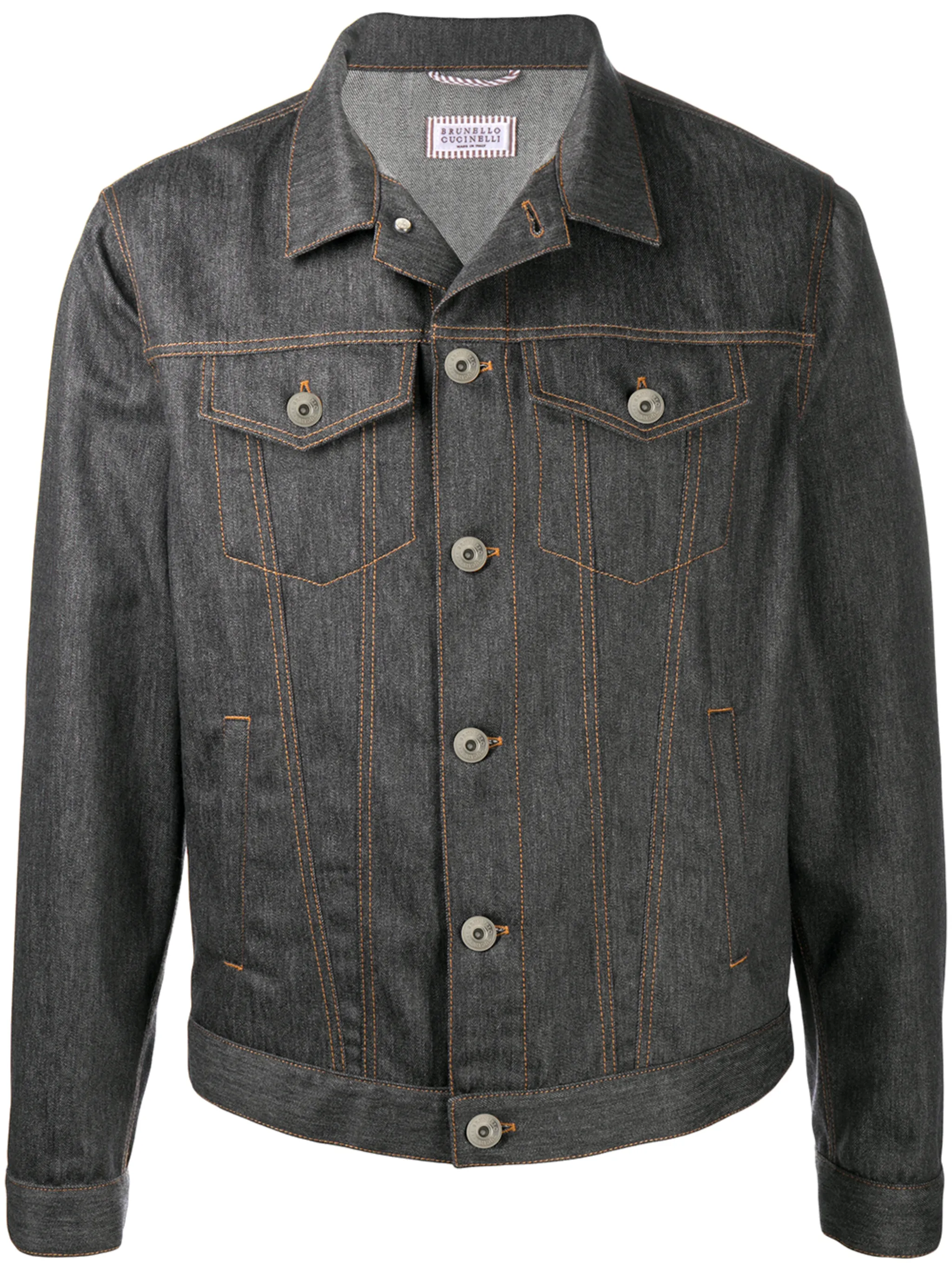 

Джинсовая куртка Brunello Cucinelli, серый