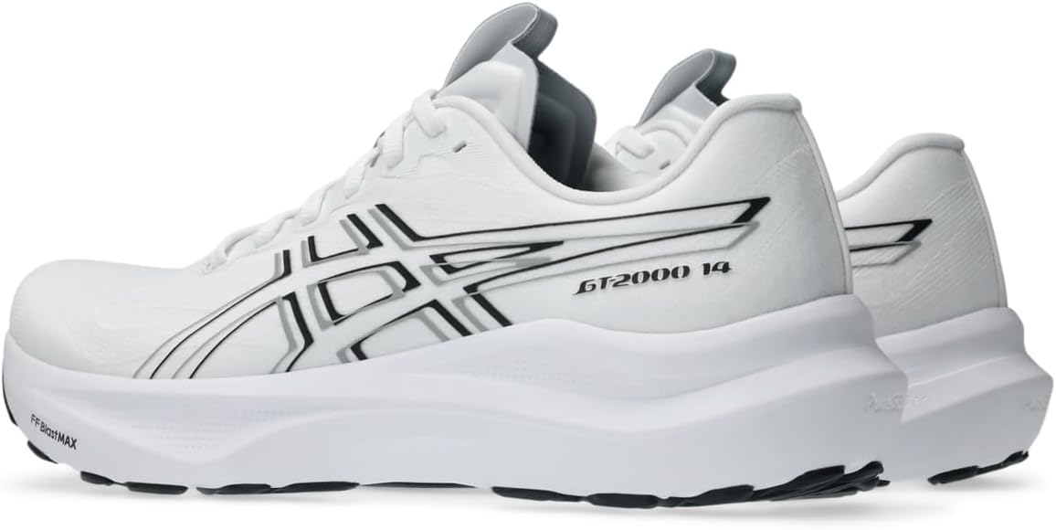 Беговые кроссовки ASICS GT-2000 14 для мужчин, белый/черный — фото 3
