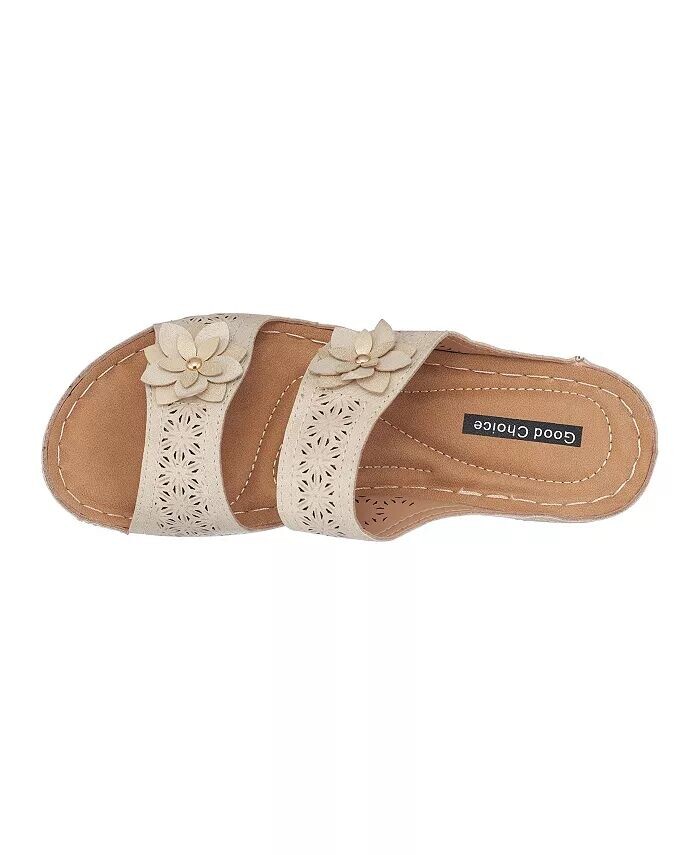 Женские босоножки Cie Wedge Slide GC Shoes, желтый — фото 4