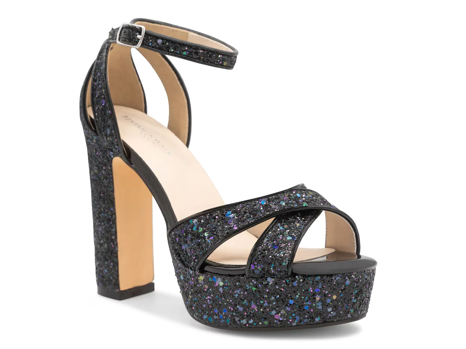 Сандалии Jemma Platform Sandal Touch Ups By Benjamin Walk, черный