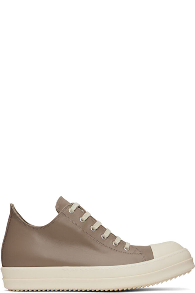 

Кроссовки Hollywood Low Sneaks серо-коричневого цвета Rick Owens