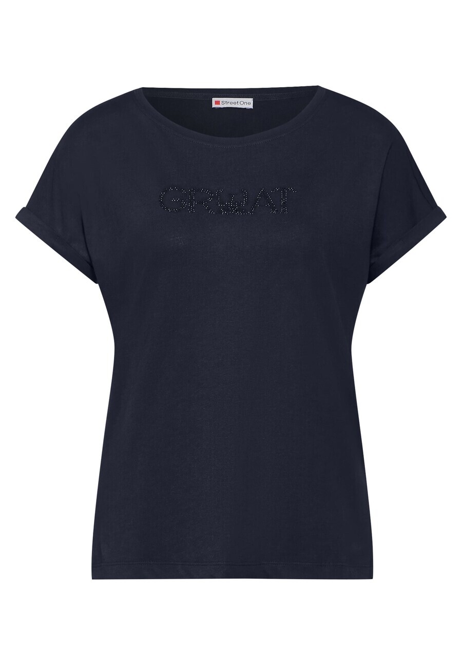 

Футболка STREET ONE Shirt, ночной синий