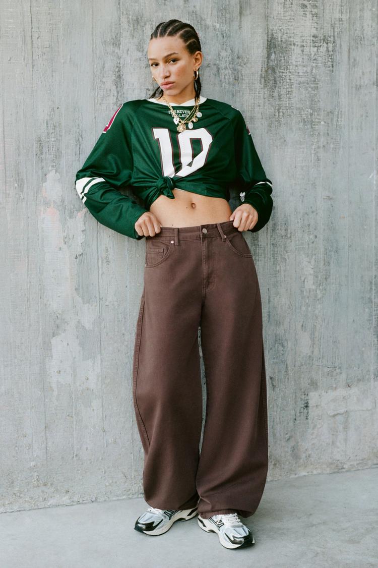 

Джинсы для фигурного катания Pull And Bear, коричневый