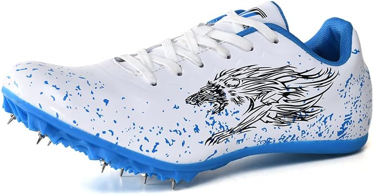 

Легкая атлетика Шиповая обувь из сетки Дышащие легкие прочные кроссовки Легкие кроссовки для мальчиков и мужчин Taulene, белый