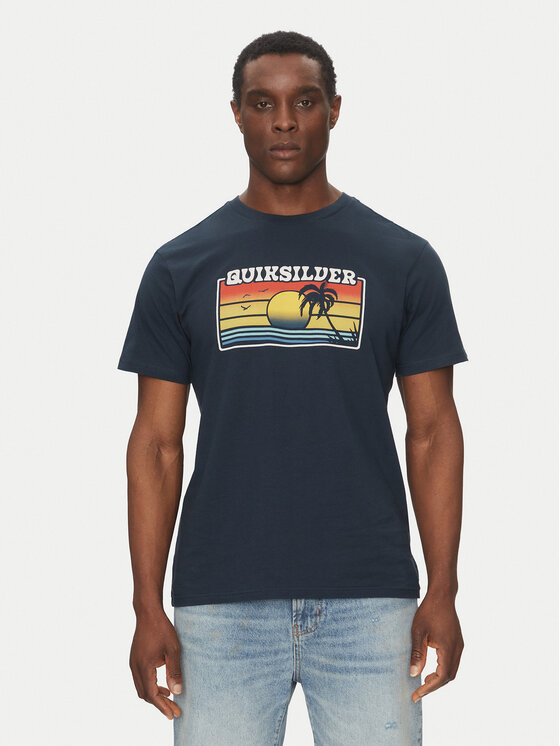 

Футболка обычного кроя EQYZT08065 Quiksilver, синий