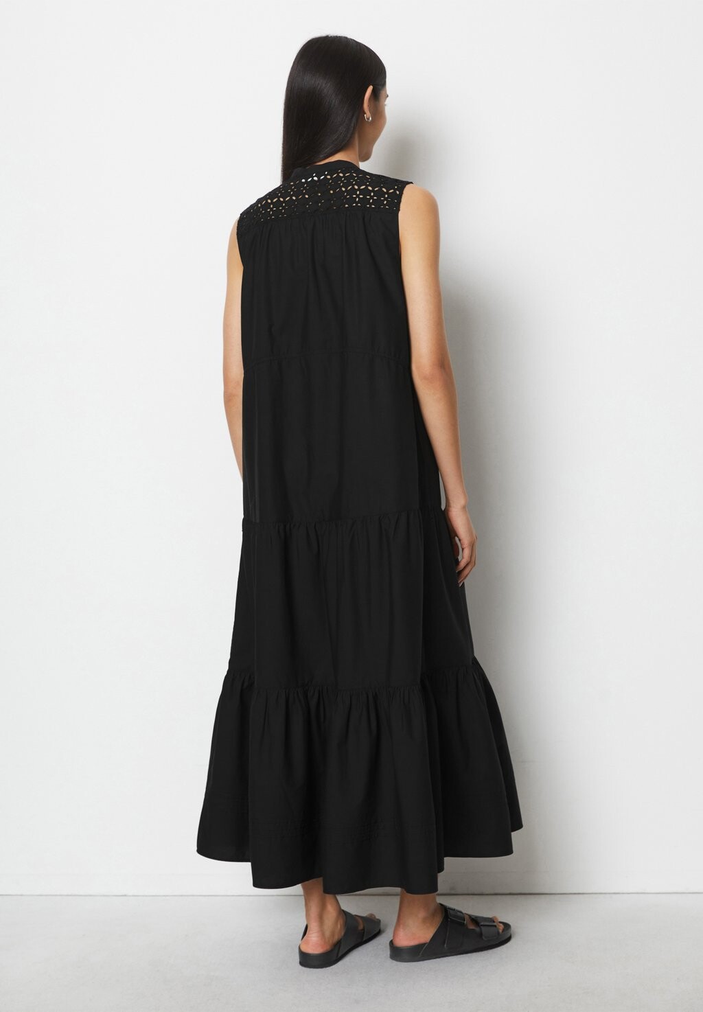 

Платье макси A-LINE BROIDERY ANGLAISE Marc O'Polo DENIM, черный