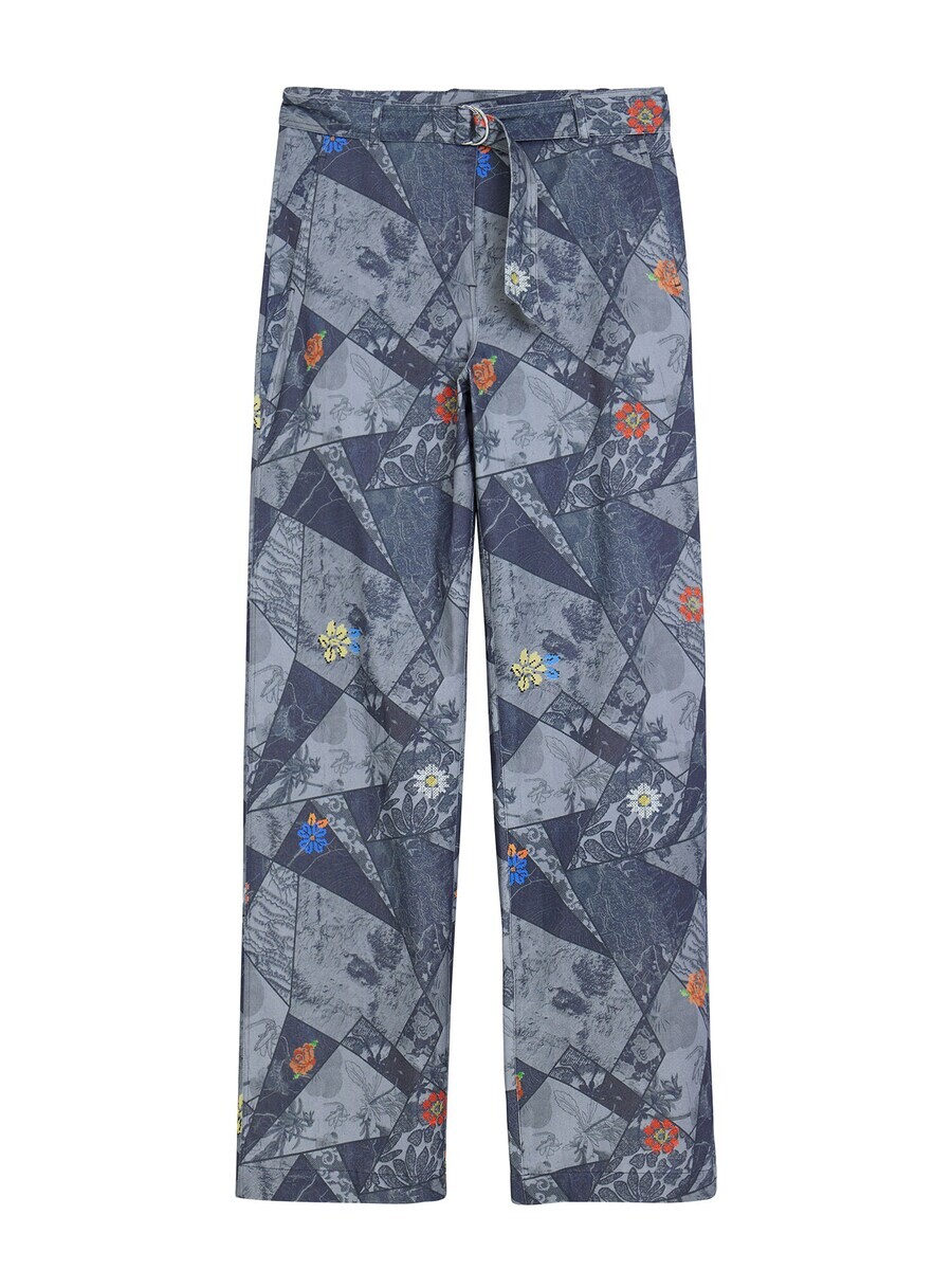 

Тканевые брюки Desigual Wide leg Pants, синий