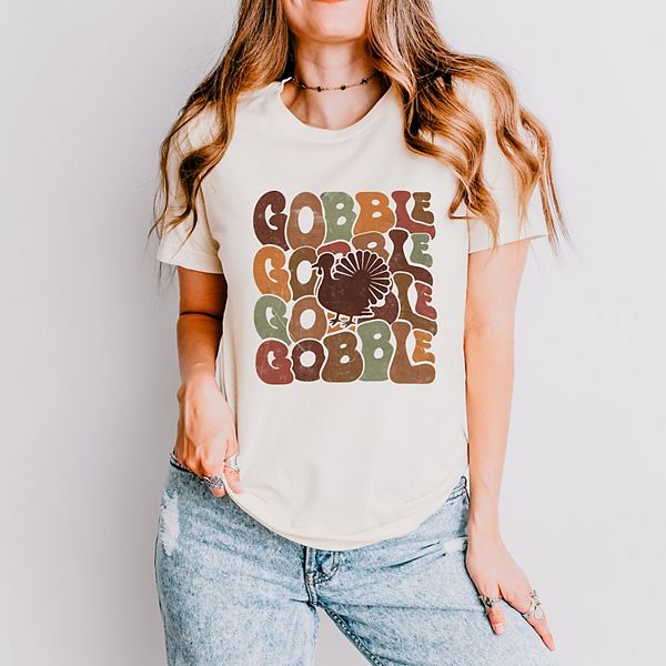 

Футболка Gobble Turkey с коротким рукавом Simply Sage Market, Cream, Зеленый, Футболка Gobble Turkey с коротким рукавом Simply Sage Market, Cream