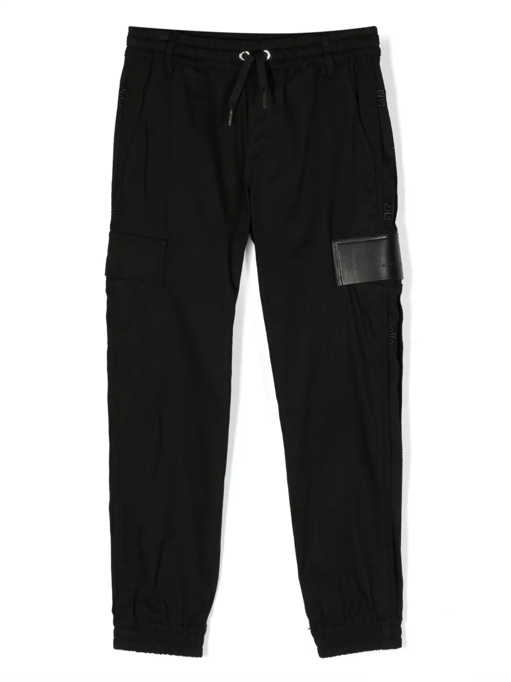 

Спортивные брюки с нашивкой-логотипом Givenchy Kids, черный