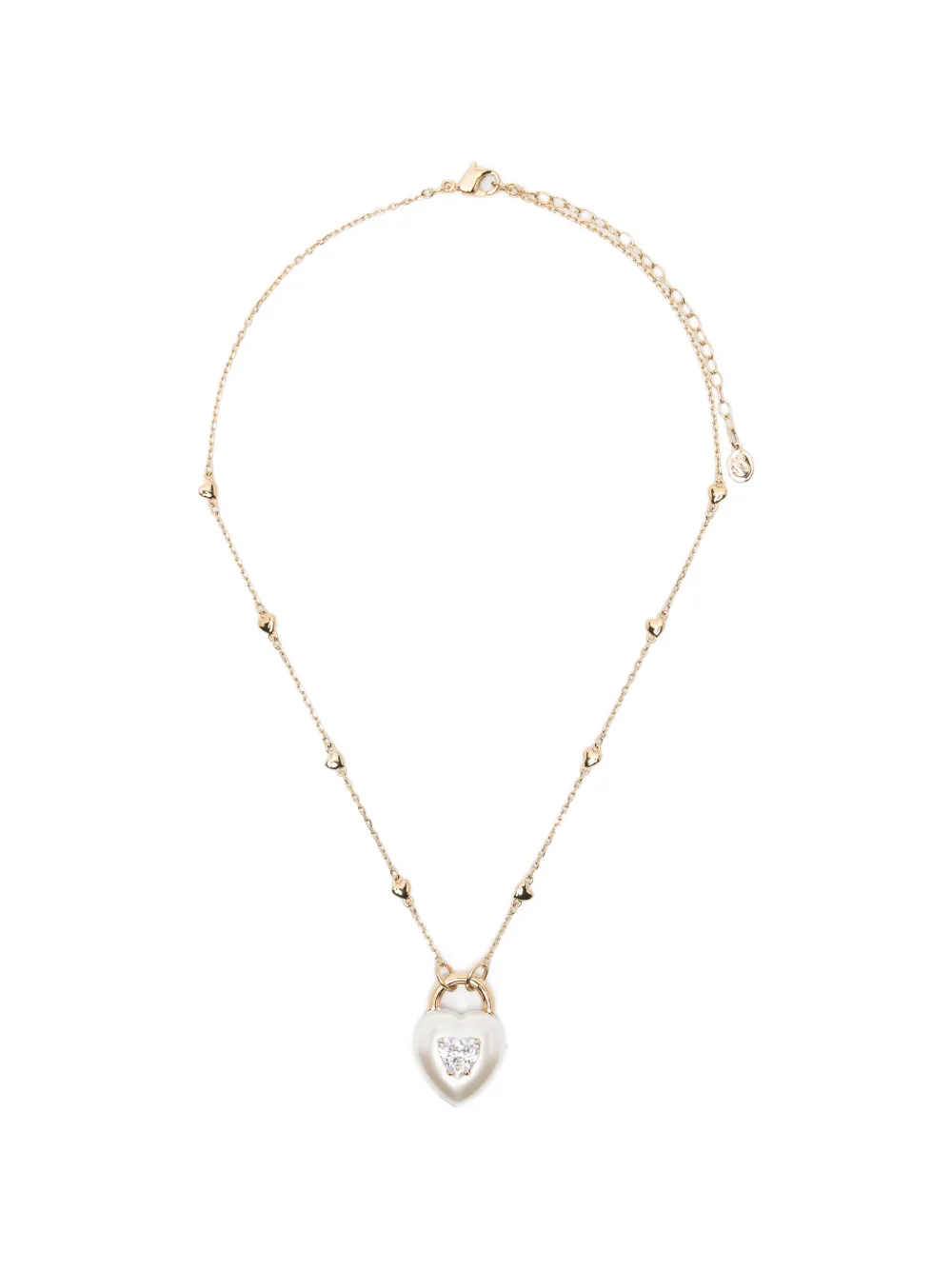 

Колье с подвеской Swarovski, золотой