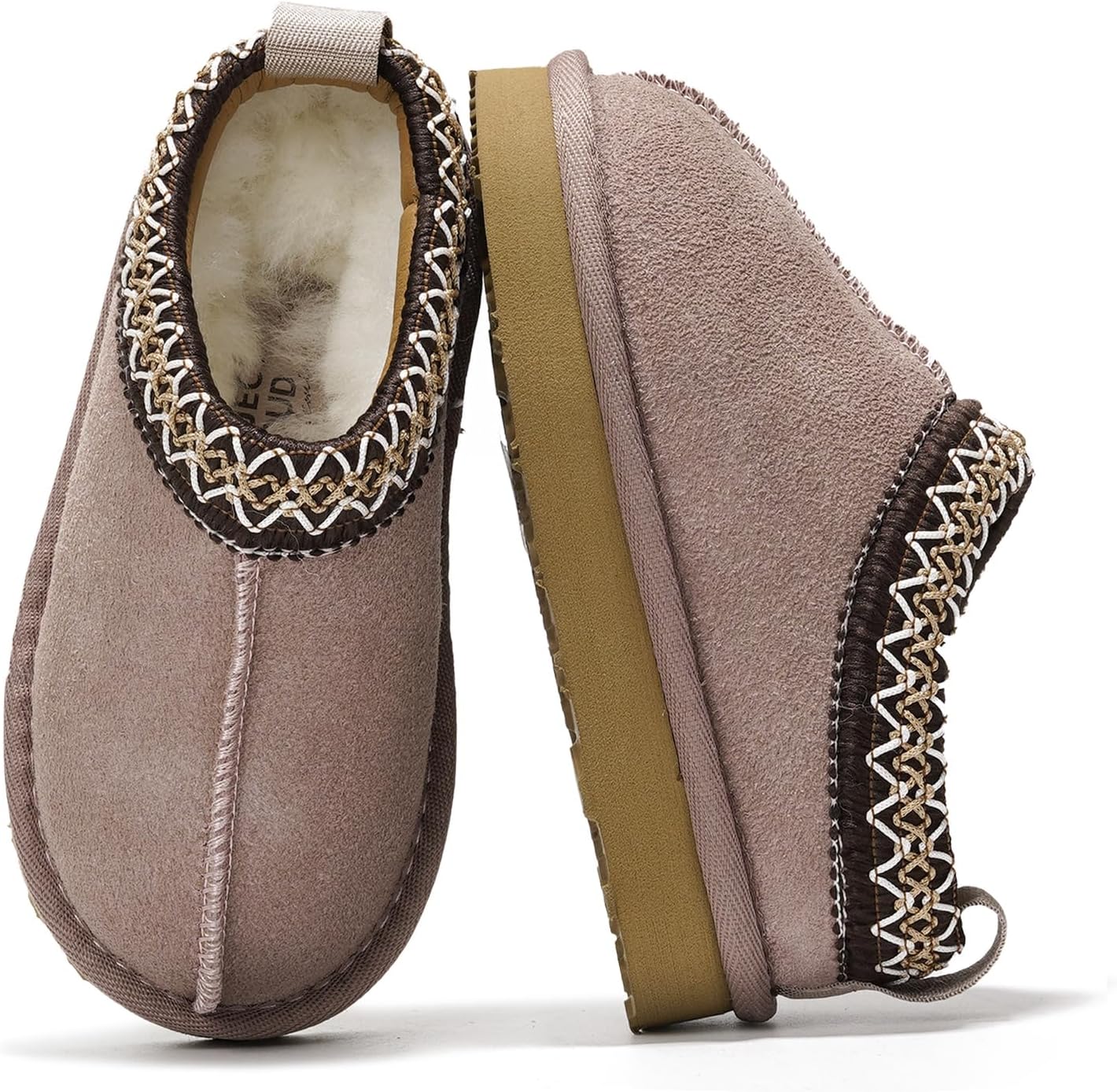 

Детские тапочки Project Cloud из 100 натуральной кожи и австралийской овчины- мягкие, с эффектом памяти, нескользящие, пушистые. Обувь для девочек и мальчиков, детская обувь унисекс, Blush