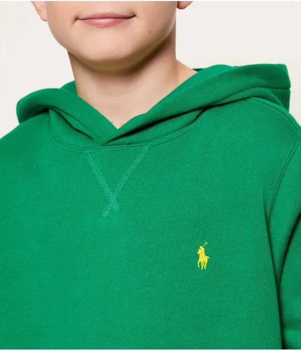 Сезонная толстовка regular fit Polo Ralph Lauren, зеленый — фото 4