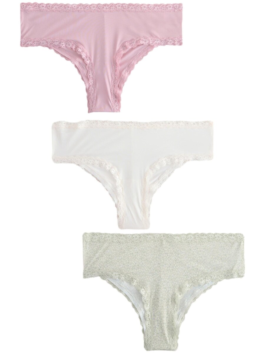 

Трусики Next, цвет Pastel green/Rose/White