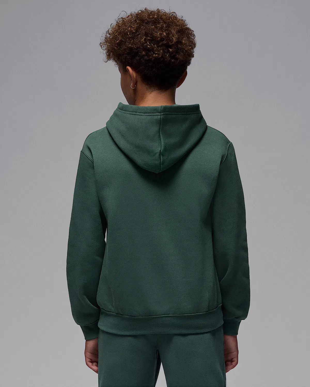 Детская толстовка Jordan Brooklyn Fleece, Midnight Green — фото 2