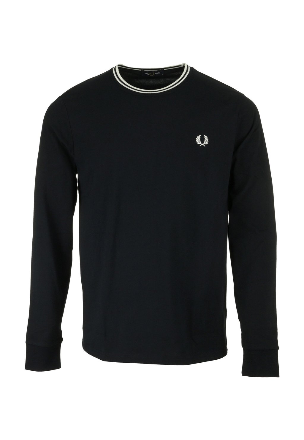 

Футболка с длинным рукавом TWIN TIPPED TEE Fred Perry, темно-синий