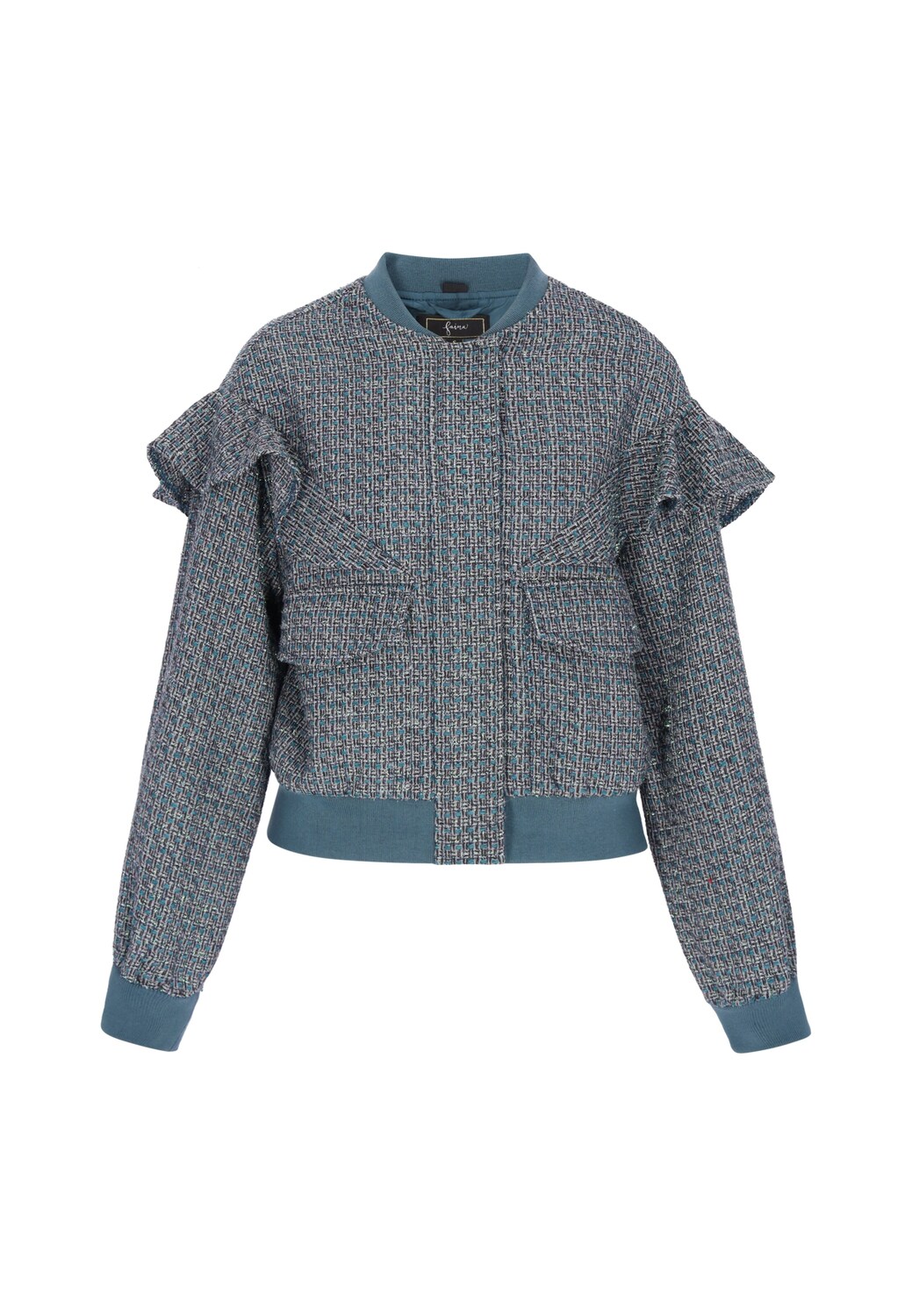 

Faina Куртка для межсезонья в голубом цвете Cyan Blue