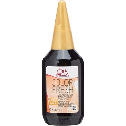 

Wella Color Fresh Gloss Тинт 10/39 Яркий Светлый Блондин Золото Cendre 75мл