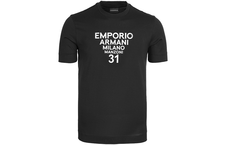 

Футболка мужская черная EMPORIO ARMANI