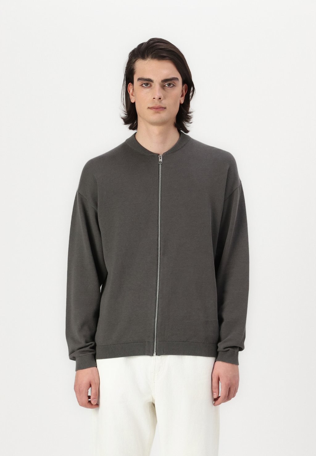 

Кардиган JJCALVIN Jack & Jones, серый