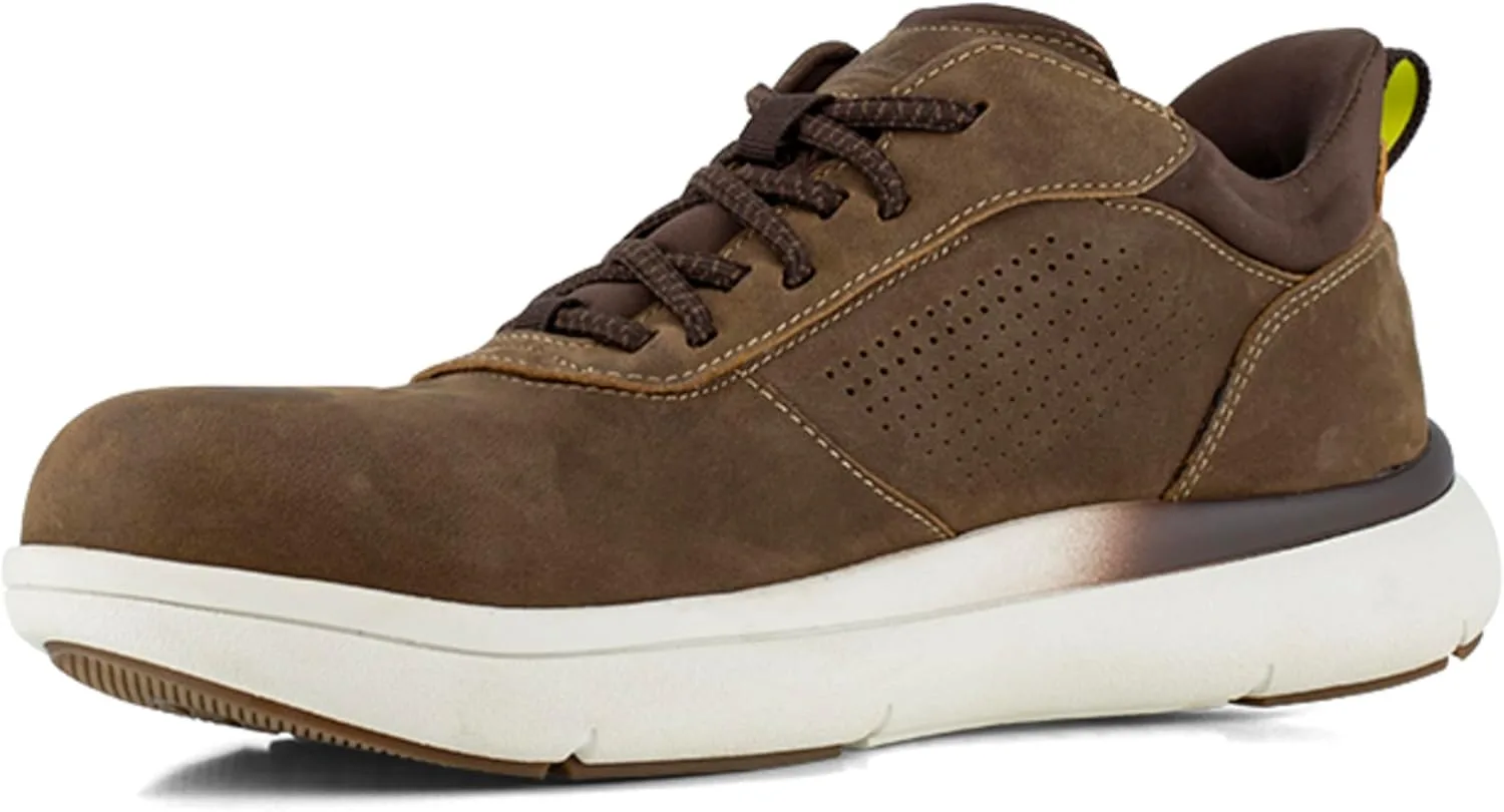 Рабочие ботинки Florsheim Work Мужские рабочие туфли Florsheim Fleet Work с нескользящим носком, коричневый — фото 4