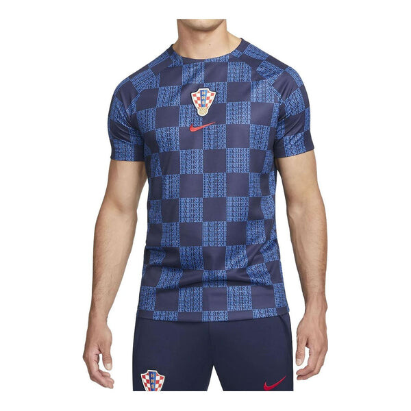 

Футболка dri fit pre-match футбольный топ Nike, синий