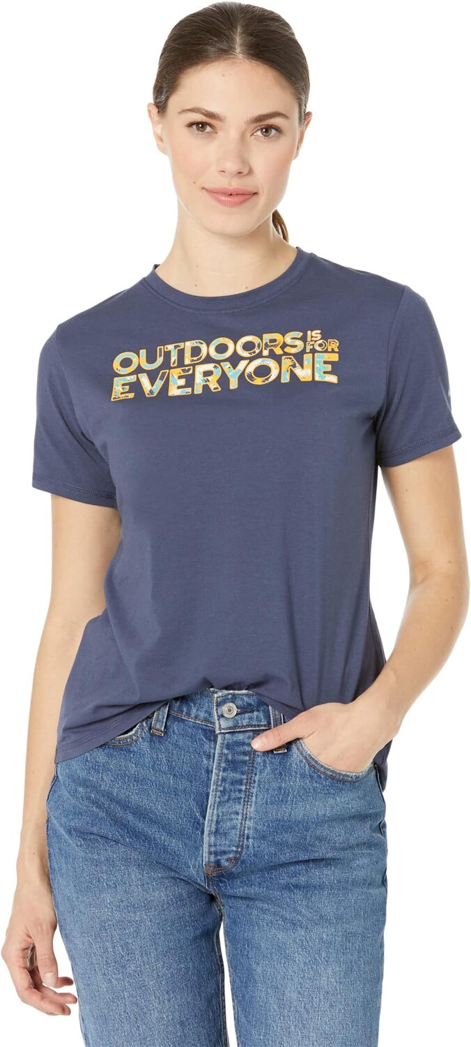 

Футболка Columbia Sun TrekGraphic Tee II, цвет Nocturnal/Be Outdoors