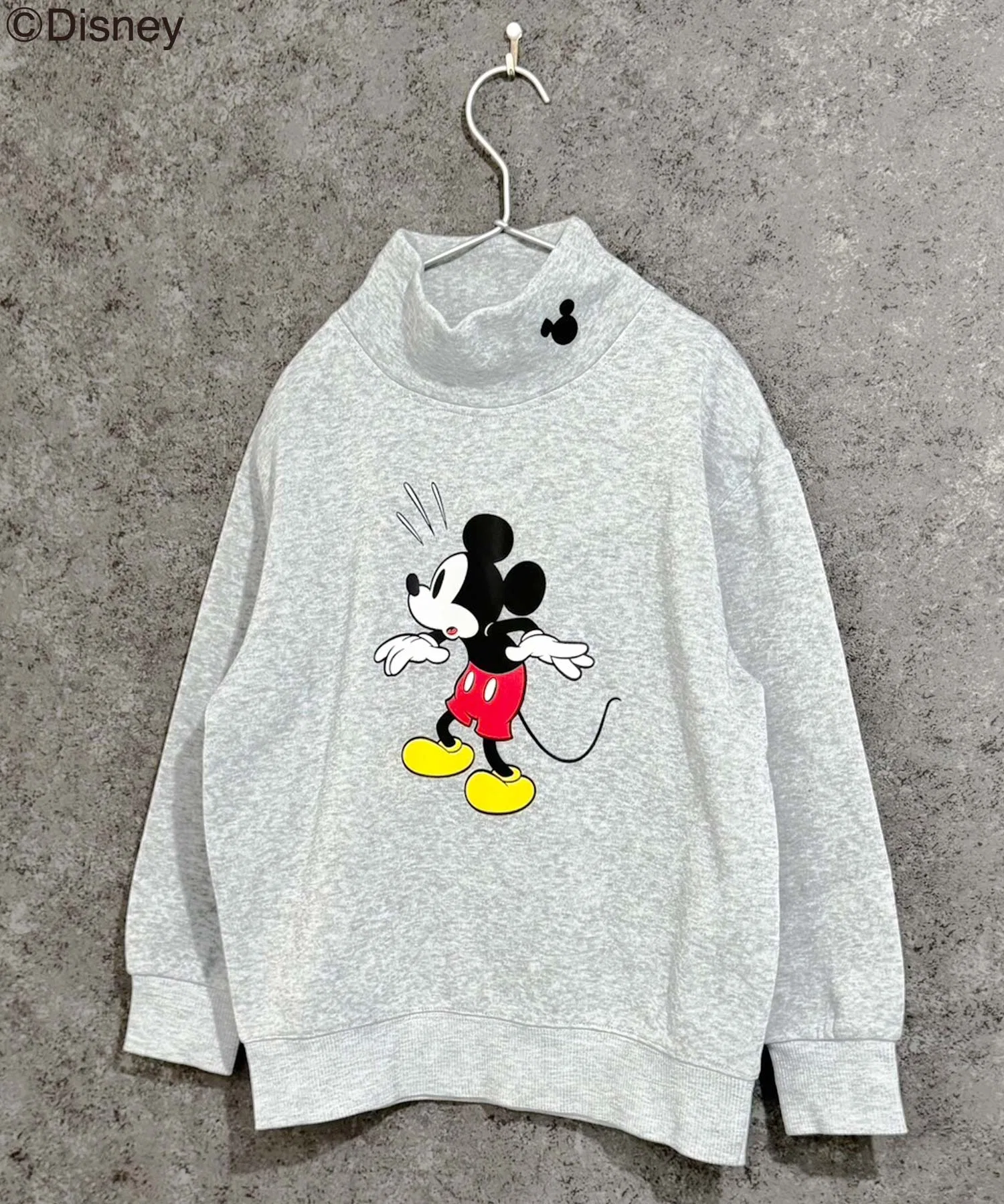 【Disney】МИККИ Толстовка с высоким воротником и флисовой подкладкой в виде Микки Мауса