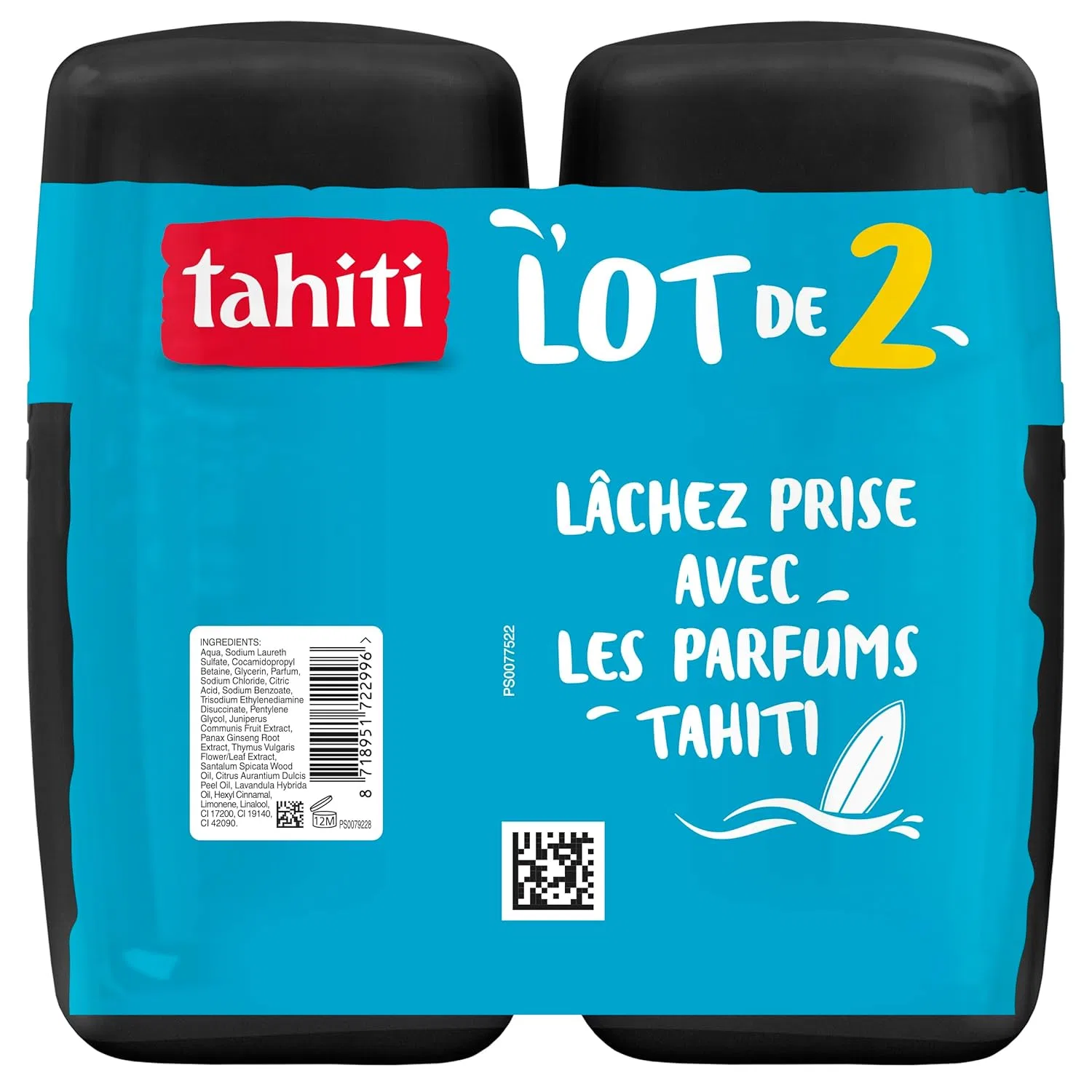 Гель для душа TAHITI с ароматом сандала, 2 x 250 мл Tahiti — фото 3