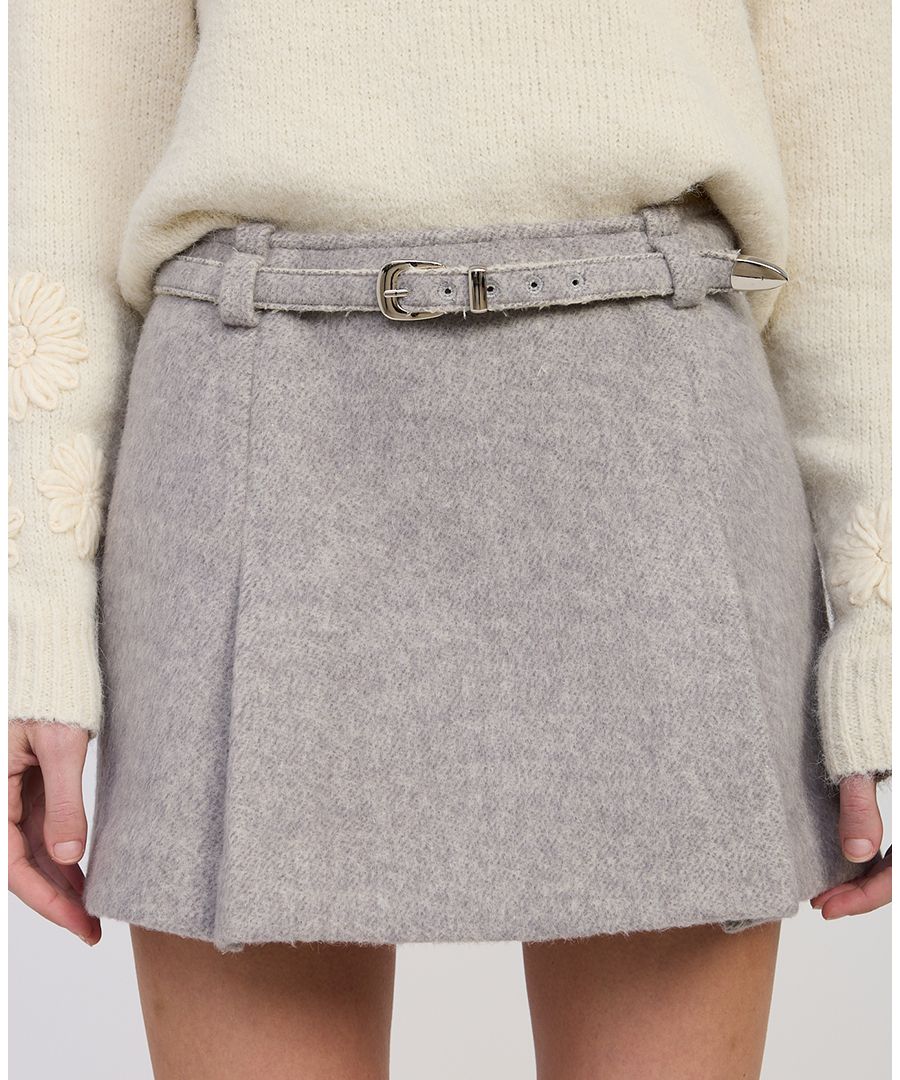 

Женская юбка Carrington с поясом En Saison, Gray