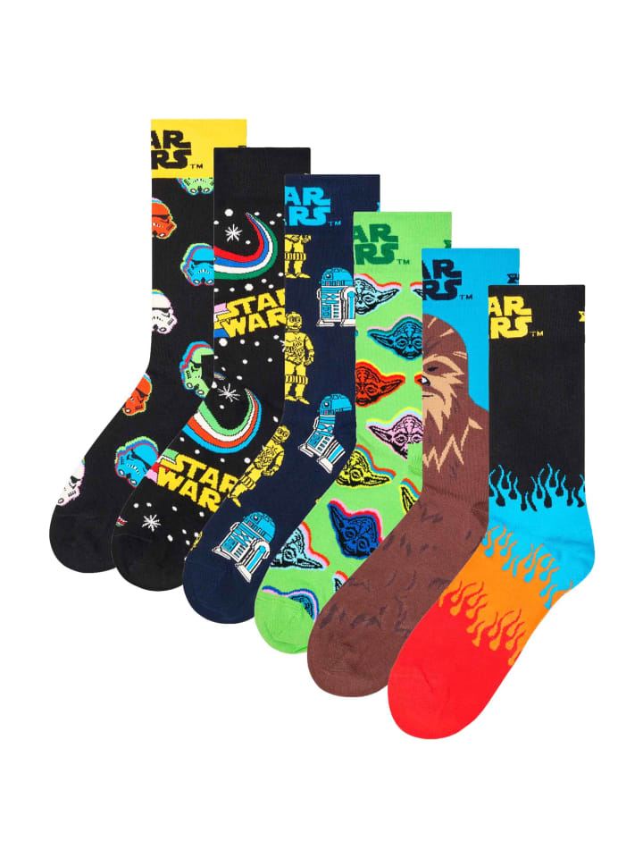 

Носки Happy Socks, цвет star wars 6 pack gift set