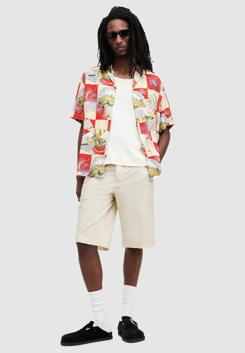 

Рубашка SEBASTIAN SS AllSaints, красный