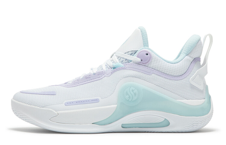 

Баскетбольные кроссовки AG Basketball Shoes Men Low-Top White/Glacier Blue 361°