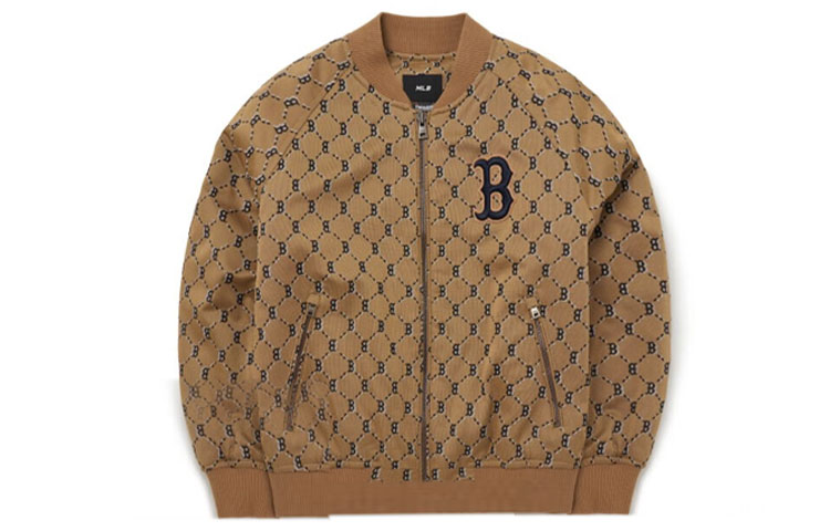 

Бейсбольная куртка FW22 Унисекс Бежево-желтая MLB, Желтый, Бейсбольная куртка FW22 Унисекс Бежево-желтая MLB