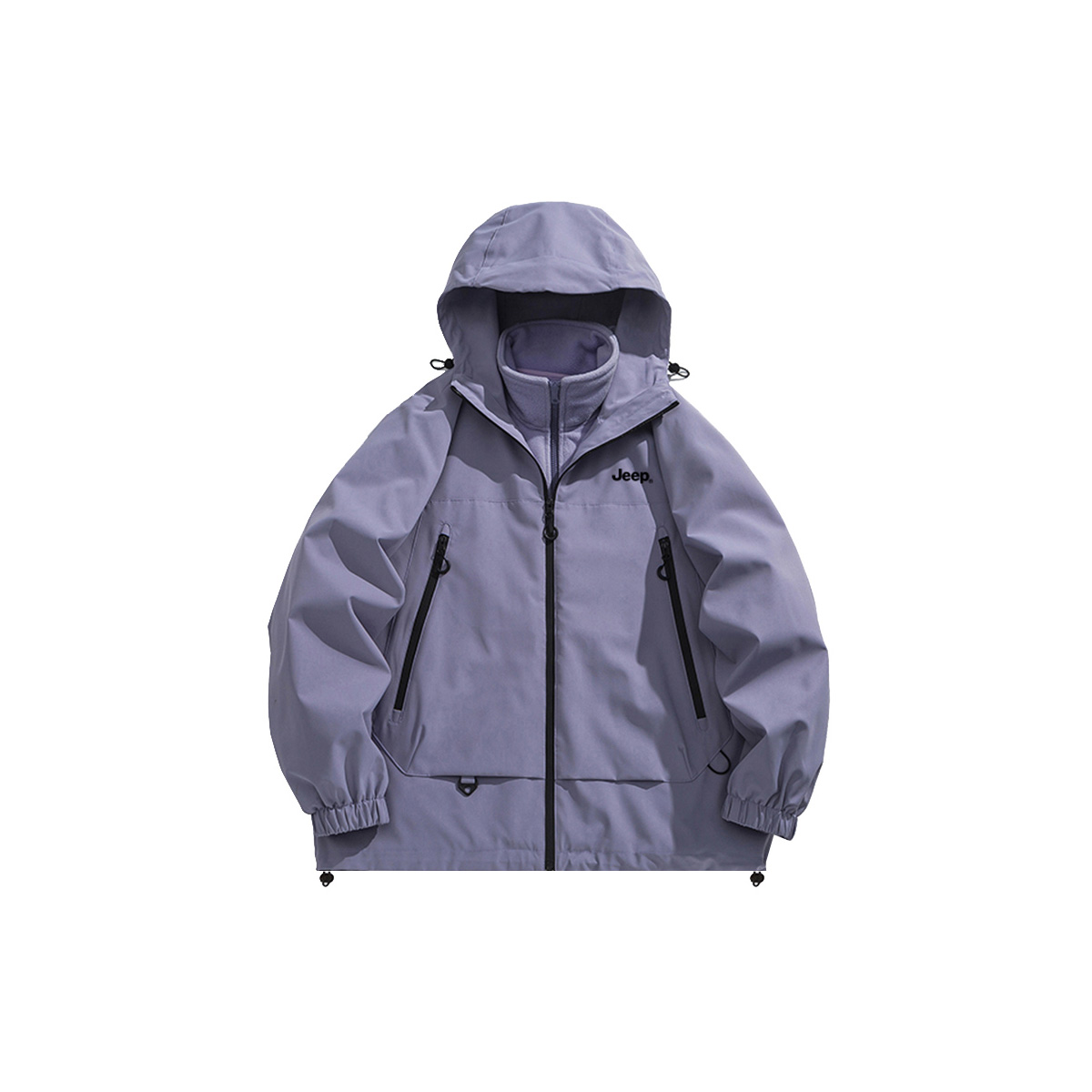 

Jeep Куртка для активного отдыха унисекс, Purple[Single Outer+Fleece Liner]