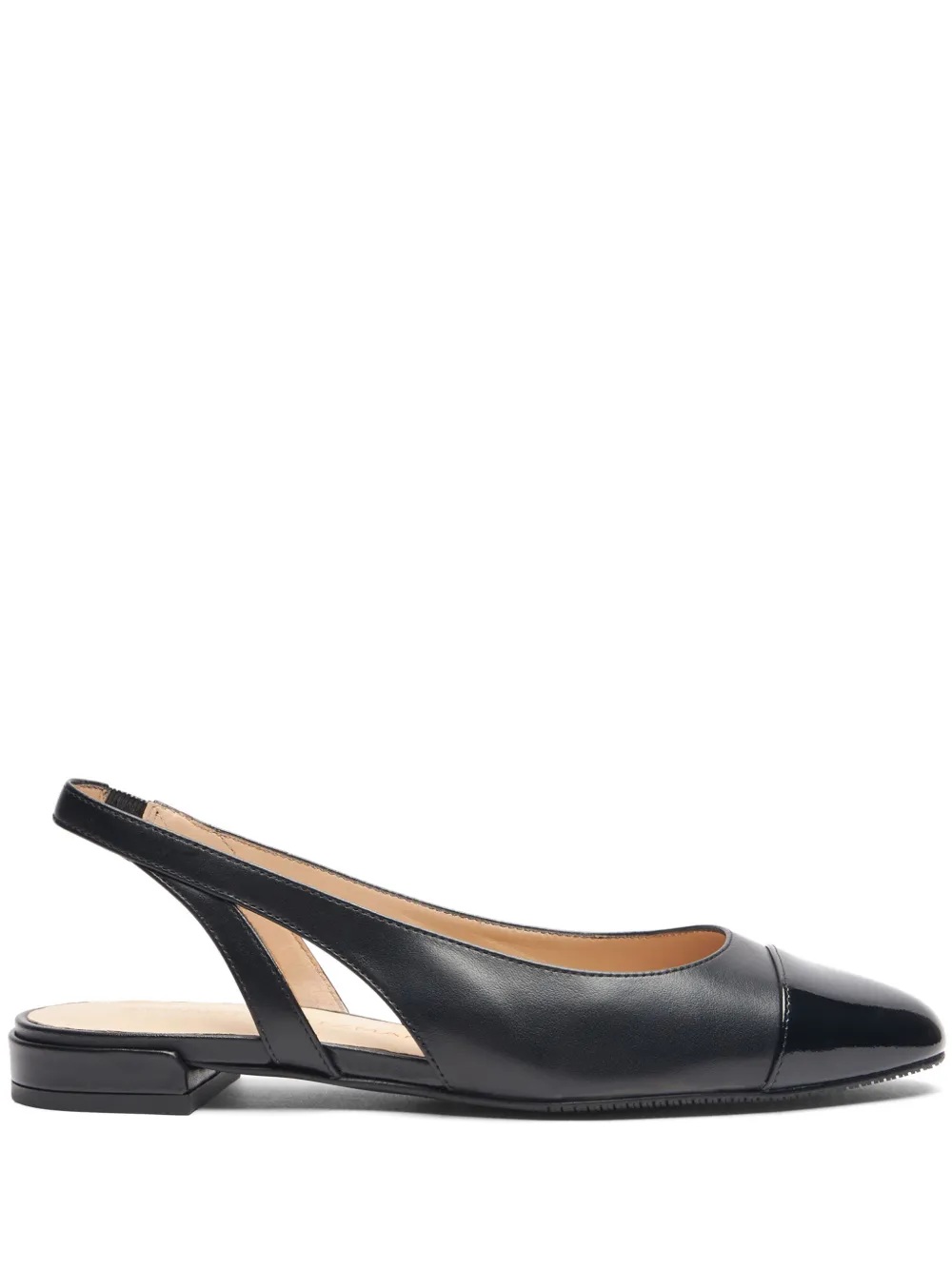 Балетки Sleek с ремешком на пятке Stuart Weitzman, черный