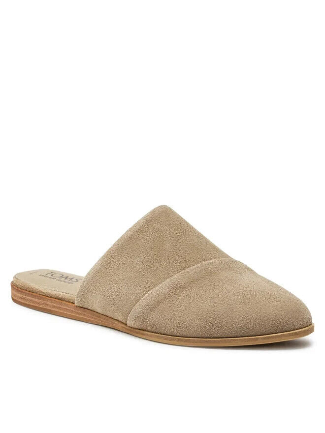 Женские туфли-мюли TOMS Jade, размер 8, замшевые, с острым носком, без застежек, FZP055 (Dune,8), коричневый