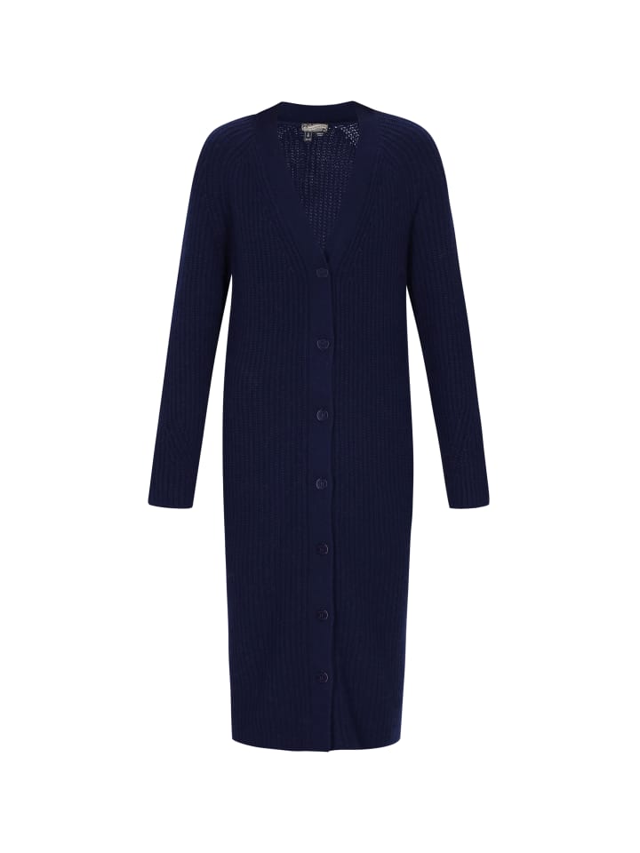 

Женский кардиган темно-синего цвета DreiMaster Vintage