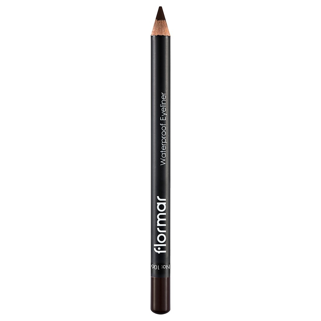 

Подводка для глаз waterproof Flormar, nr. 106 - dark chestnut, вес 1.14 гр.