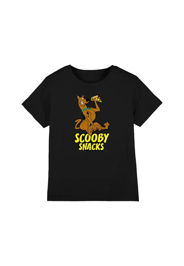 Футболка с принтом Cotton Soul, Scooby doo! scooby snacks pizza!, черный