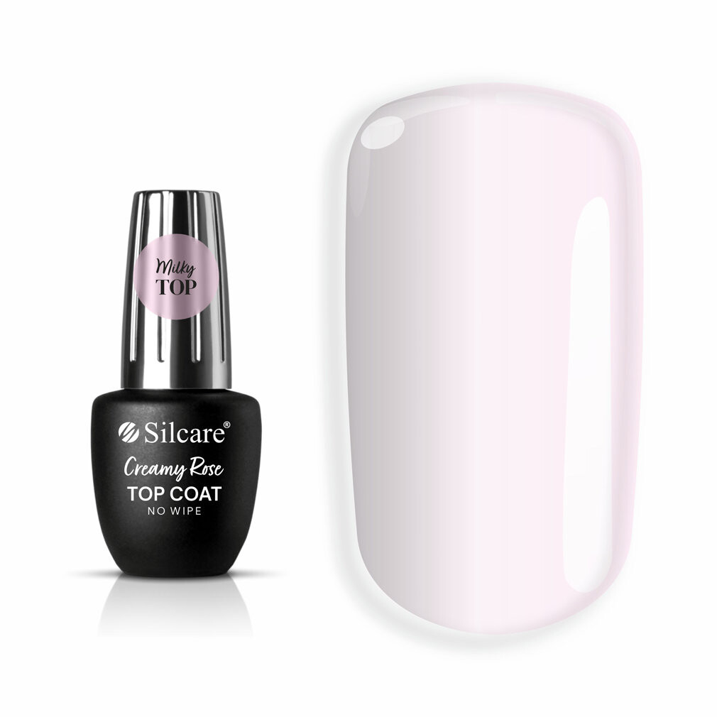 

Silcare, Верхнее покрытие Creamy Rose No Wipe, 9 мл