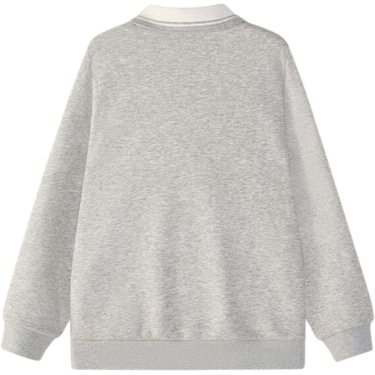 Американский свитшот M Heather Gray для подростков FILA KIDS, серый — фото 3