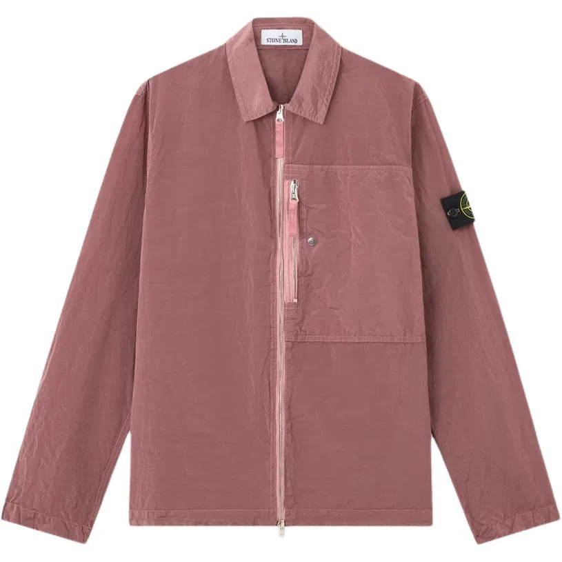 Куртка с карманом на молнии STONE ISLAND, Macadamia