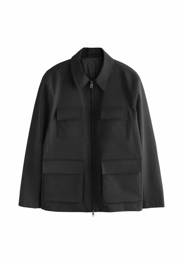 Куртка Regular Fit Smart Technical Showerproof Four Pocket Field Summer Jacket Next, черный